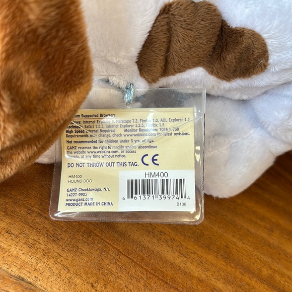 NEW Webkinz ‘HOUND DOG’ HM400 • Sealed WITH Code • retired - Picture 8 of 13